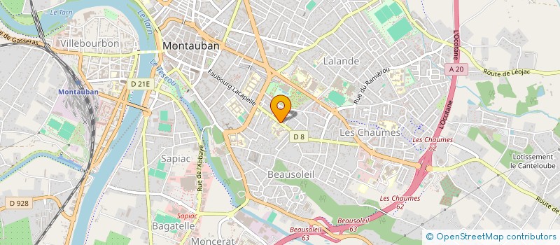 localisation de l'entreprise 480 391 366   MONTAUBAN