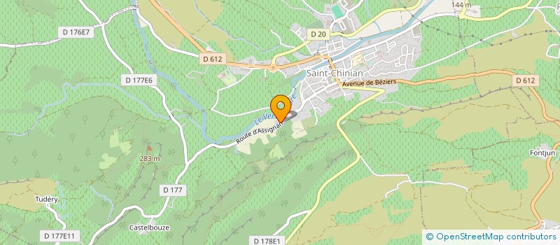 localisation de l'entreprise 480 428 713 à BEZIERS