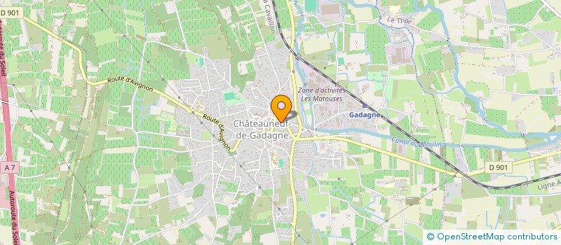 localisation de l'entreprise 480 474 519   CHATEAUNEUF-DE-GADAGNE