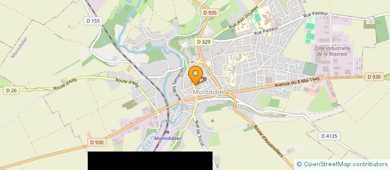 localisation de l'entreprise 480 477 991   MONTDIDIER