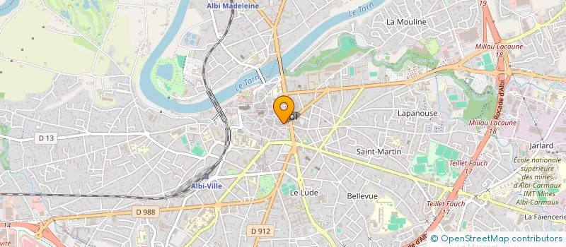 localisation de l'entreprise 480 485 598  à ALBI