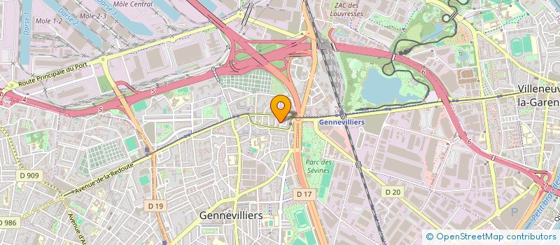 localisation de l'entreprise 480 526 730   GENNEVILLIERS