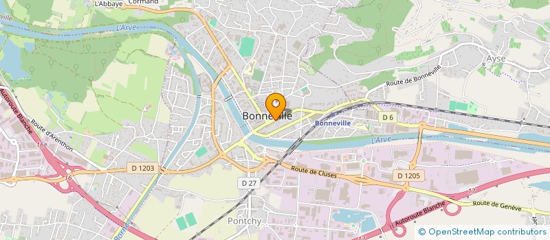 localisation de l'entreprise 480 534 775   BONNEVILLE