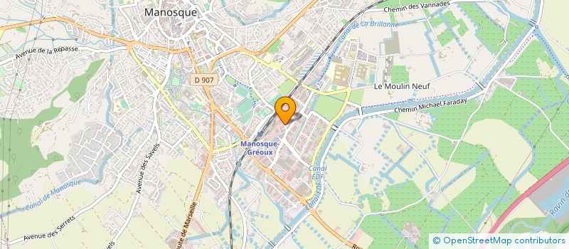 localisation de l'entreprise 480 543 115 à MANOSQUE