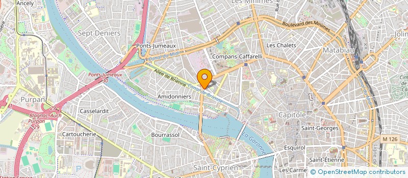 localisation de l'entreprise 480 586 940   TOULOUSE