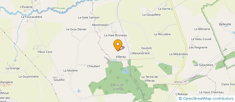 localisation de l'entreprise 480 615 293 à JAVRON-LES-CHAPELLES
