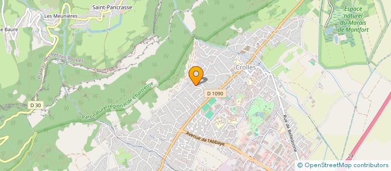 localisation de l'entreprise 480 621 119   CROLLES