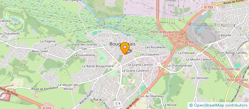 localisation de l'entreprise 480 656 974   BOUGUENAIS