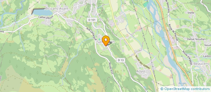 localisation de l'entreprise 480 667 542   SAINT-SAVIN