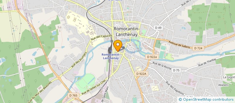 localisation de l'entreprise 480 748 037   LA CHAPELLE-SAINT-URSIN