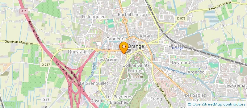 localisation de l'entreprise 480 834 076  à ORANGE