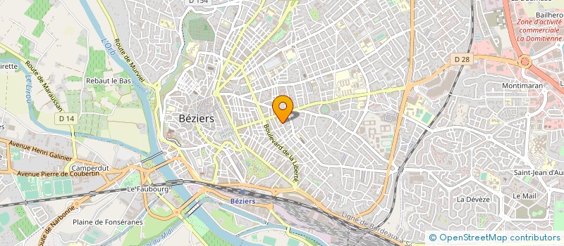 localisation de l'entreprise 480 948 694   BEZIERS