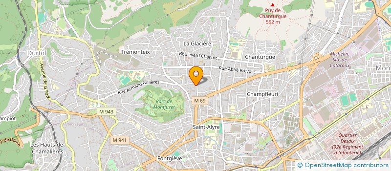 localisation de l'entreprise 480 979 780   CLERMONT-FERRAND
