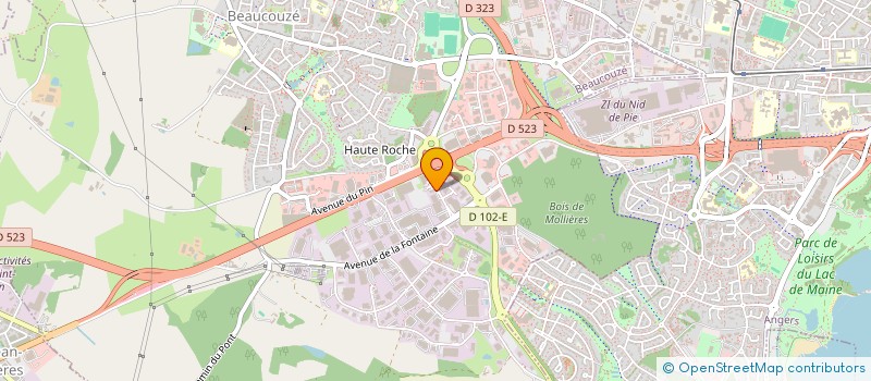 localisation de l'entreprise 480P MARKETING à BEAUCOUZE