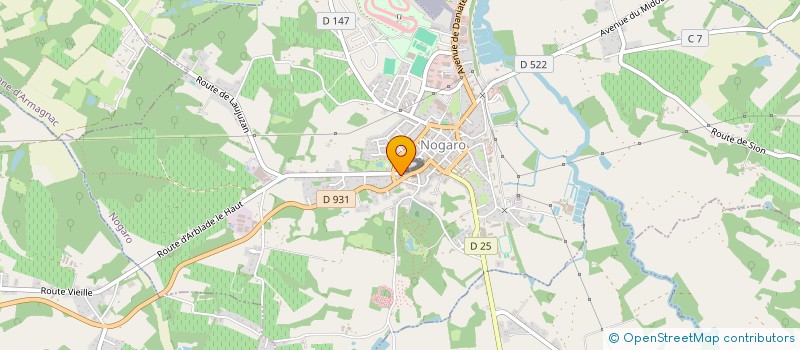 localisation de l'entreprise 481 044 287   NOGARO