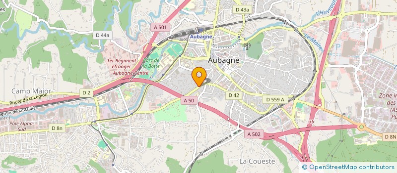 localisation de l'entreprise 481 073 658   AUBAGNE