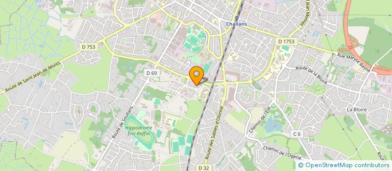 localisation de l'entreprise 481 086 742  à CHALLANS