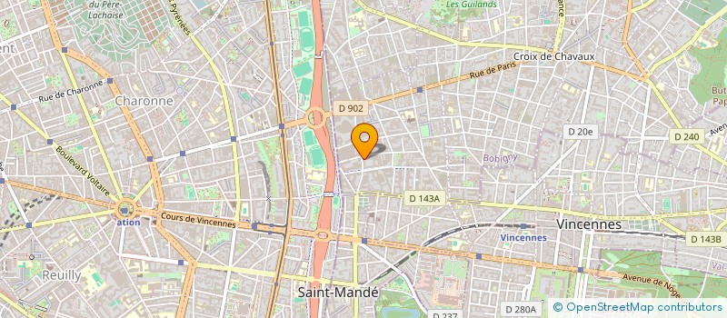 localisation de l'entreprise 481 089 134 à MONTREUIL