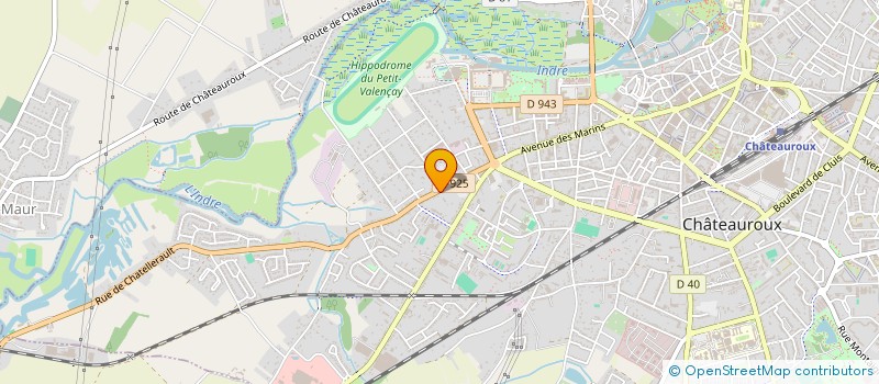 localisation de l'entreprise 481 164 747 à CHATEAUROUX