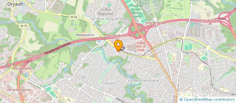 localisation de l'entreprise 481 181 873  à ORVAULT