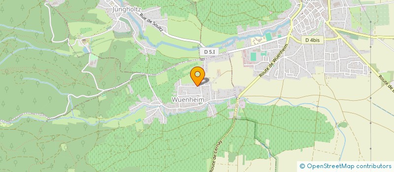 localisation de l'entreprise 481 184 414   WUENHEIM