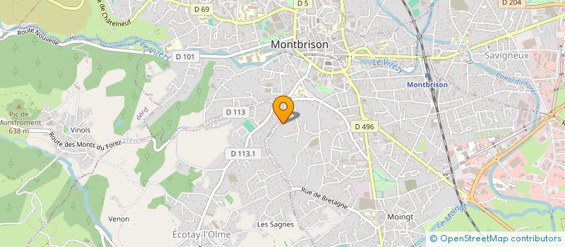 localisation de l'entreprise 481 220 861   MONTBRISON