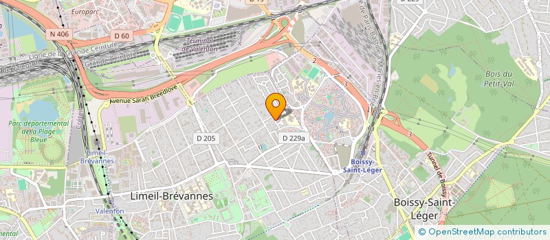 localisation de l'entreprise 481 227 734   LIMEIL-BREVANNES