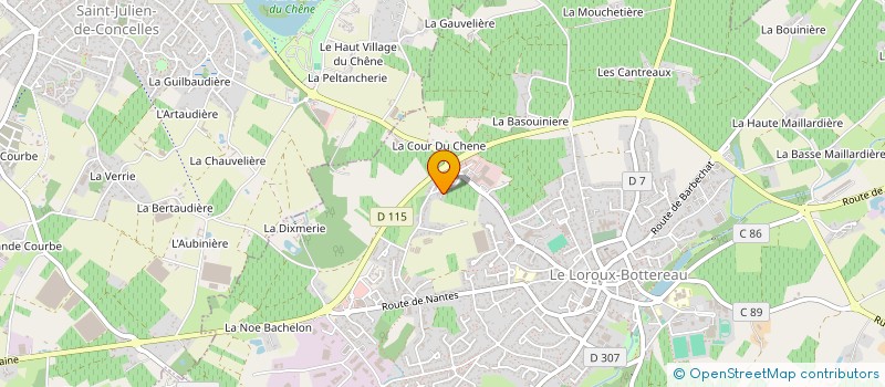 localisation de l'entreprise 481 314 292   LE LOROUX-BOTTEREAU