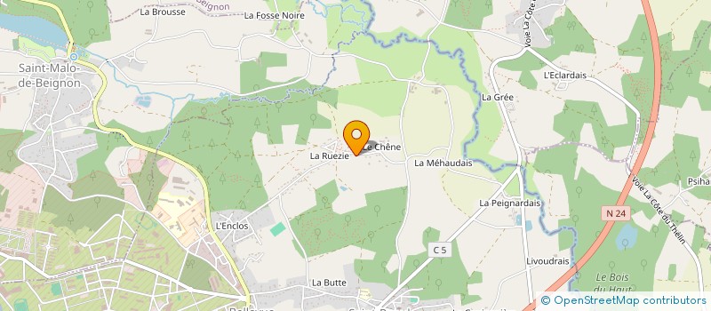 localisation de l'entreprise 481 323 897   GUER