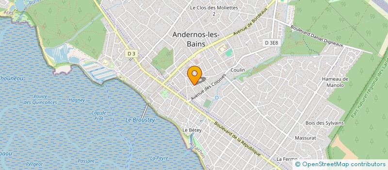 localisation de l'entreprise 481 384 469   ANDERNOS-LES-BAINS