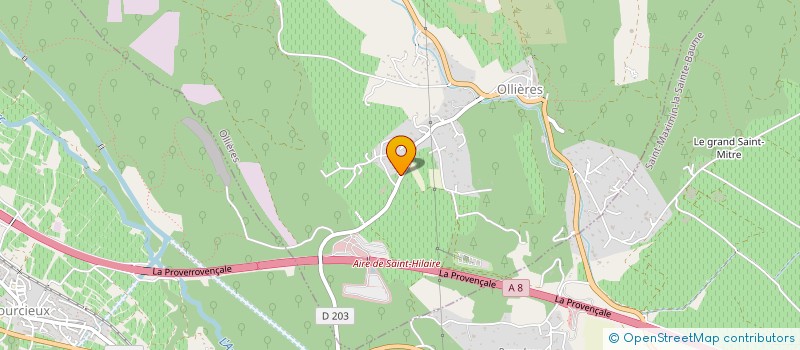 localisation de l'entreprise 481 388 999 à OLLIERES