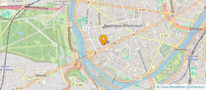 localisation de l'entreprise 481 564 698 à BOULOGNE-BILLANCOURT