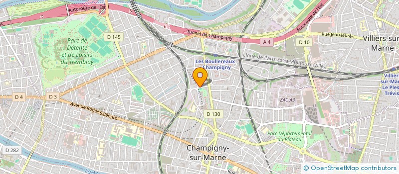 localisation de l'entreprise 481 583 995   CHAMPIGNY-SUR-MARNE