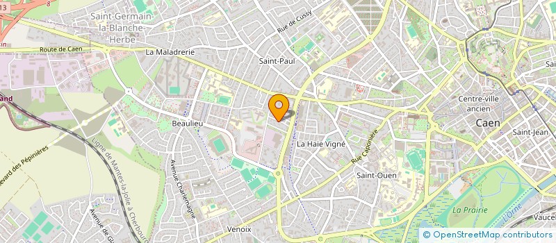 localisation de l'entreprise 481 588 747 à CAEN