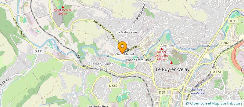 localisation de l'entreprise 481 615 888   ESPALY-SAINT-MARCEL