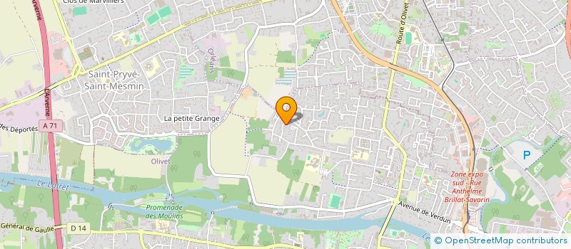 localisation de l'entreprise 481 626 232 à OLIVET