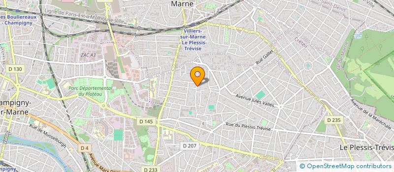 localisation de l'entreprise 481 713 287  à CHAMPIGNY-SUR-MARNE