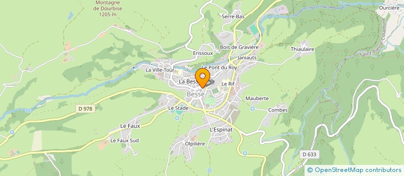 localisation de l'entreprise 481 765 881  à COURCHEVEL