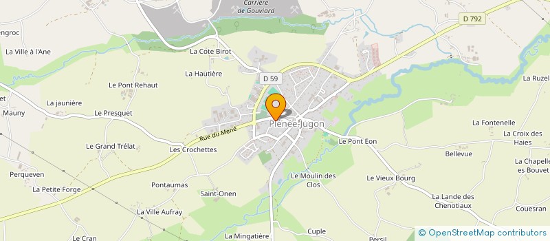 localisation de l'entreprise 481 865 673   PLENEE-JUGON
