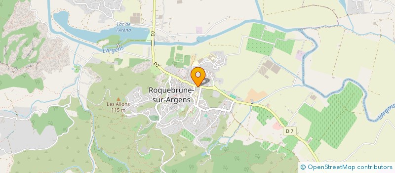 localisation de l'entreprise 481 889 285   ROQUEBRUNE-SUR-ARGENS