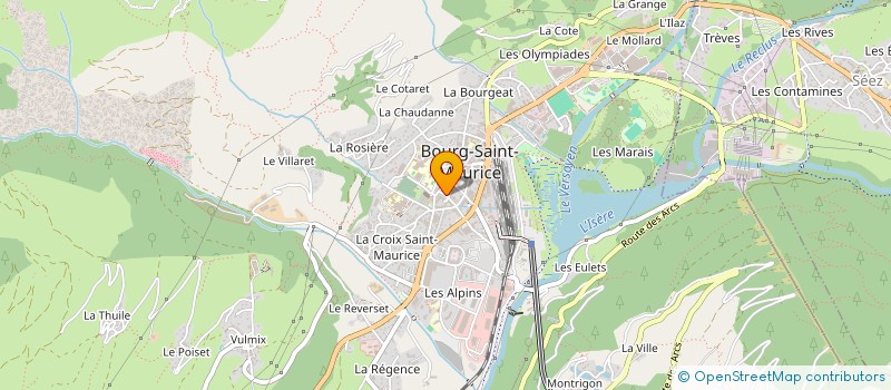 localisation de l'entreprise 4810 VISUAL  BOURG-SAINT-MAURICE