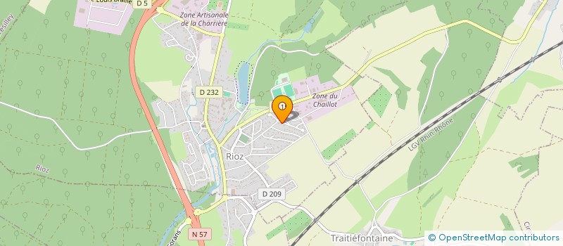 localisation de l'entreprise 482 012 556   RIOZ