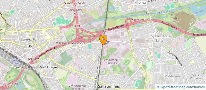 localisation de l'entreprise 482 113 065   SALLAUMINES