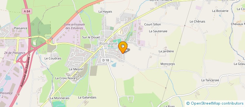 localisation de l'entreprise 482 243 136   ROMAGNE