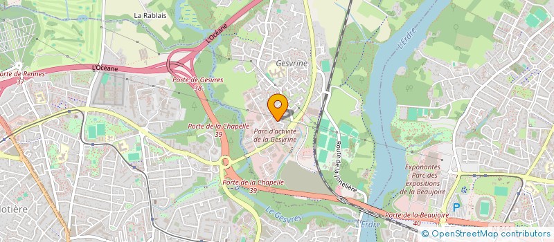 localisation de l'entreprise 482 302 536 à LA CHAPELLE-SUR-ERDRE