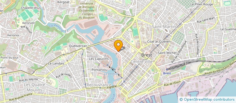 localisation de l'entreprise 482 305 968 à BREST
