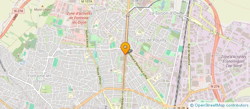 localisation de l'entreprise 482 407 285   DIJON