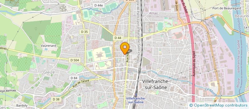 localisation de l'entreprise 482 570 900   VILLEFRANCHE-SUR-SAONE