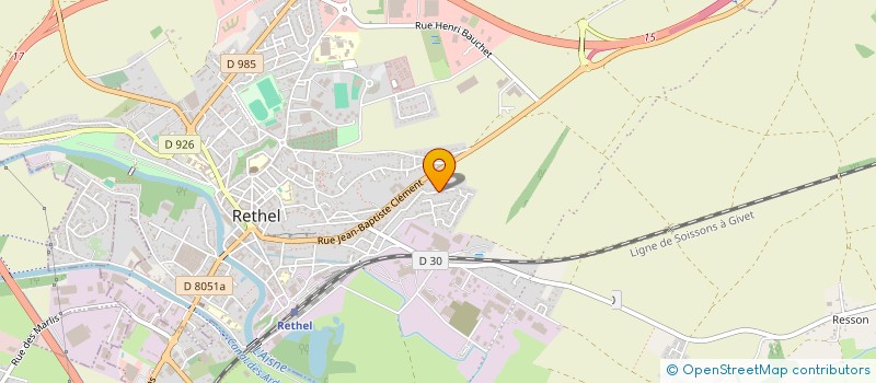 localisation de l'entreprise 482 578 085   RETHEL