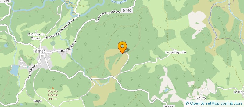 localisation de l'entreprise 482 597 127   TARNAC